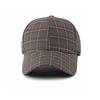 Men's Summer Plaid Baseball Cap Women's Outdoor Sunscreen Hat