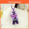 Inside Keychain Out Cute Cartoon Girl Schoolbag Decorated Plush Pendant Doll