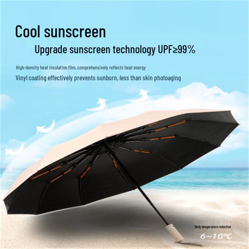 Ximengyuan Automatic Sun & Rain Umbrella