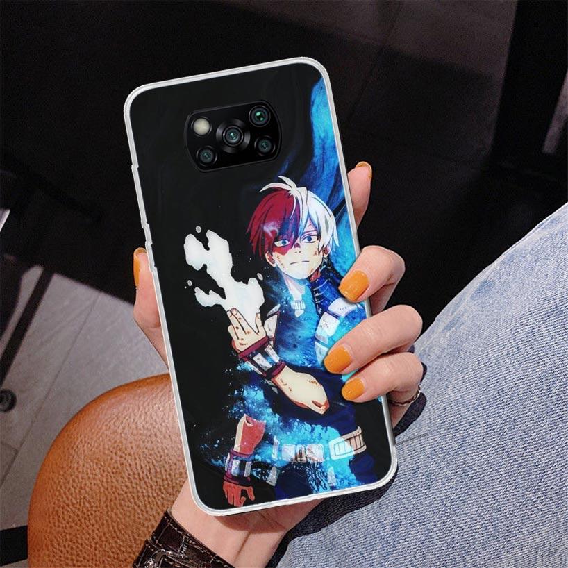 My Hero Todoroki Shoto Phone Case For Xiaomi Poco X7 X6 X5 Pro F7 Ultra Redmi 15C 15 13C 13 12C 12 10 10A 10C 9 9A 9C 9T Cover P