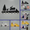 1 Set 6PC Hook Hanger Wall Mount Stickers Wall Decorative Home Furnishing Modern Hooks