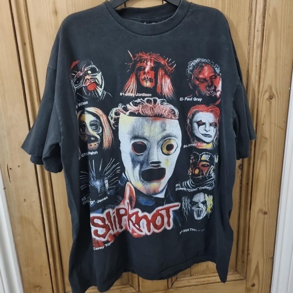 Vintage Slipknot Shirt OVP Korn Metal Limp Bizkit Nachdruck Offspring Clash