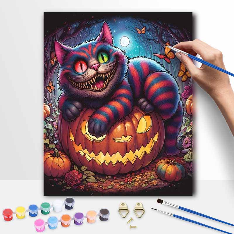 Disney Cheshire Cat Oil Painting Digital Painting Art Kit Handmade Diy Painting Home Decoration Gift