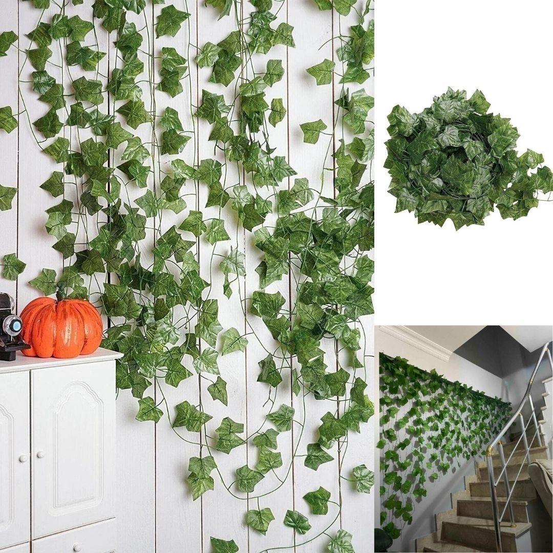 

Украшение для стен Треугольник Хадера Лист Качество 12 Шт. Искусственный Плющ 230 См