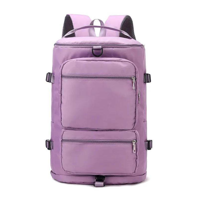 Large Capacity Gym Bags Women Travel Bag Dry and Wet Separation Sports Yoga Luggage Crossbody Bag Casual Weekend Travel Backpack