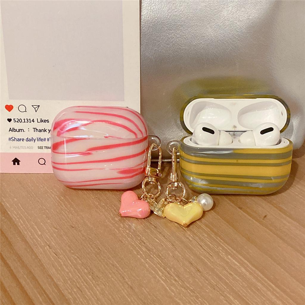 Colorful Streamer Shell Pattern for Apple AirPods Pro1 Generation Bluetooth Headset Case 1 Generation Headset Case 1