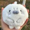 Cute Soft Seal Plush Keychcains Kawaii Animal Children Schoolbag Pendant Knapsack Accessories Christmas New Year Gifts for Kids