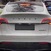 ALV1 3d ABS Chrome Black Red Logo Dual Motor Emblem Letters Car Trunk Badge For Tesla Model Y 3 X S Dual Motor Sticker Accessories