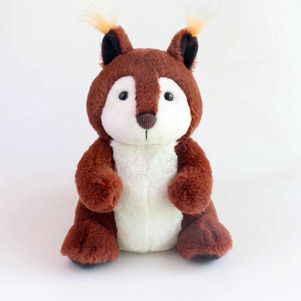 25 Cm Hot Sale Children’s Cute Squirrel Plush Toy Doll Comfort Doll Rag Doll Pillow Baby’s Favorite Birthday Christmas