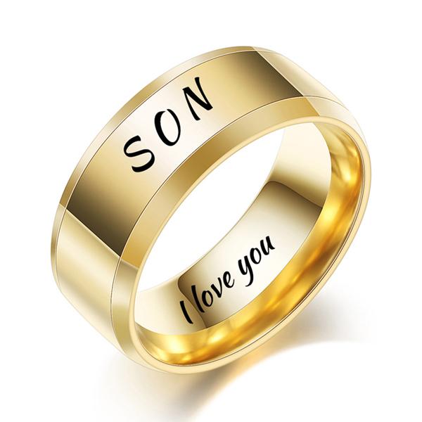 Gioielli di Moda Anello Incidi Nome Data Logo Altamente Lucidato All'Ingrosso Acciaio Inossidabile Matrimonio Fidanzamento Anelli di Marca Per Uomo Donna