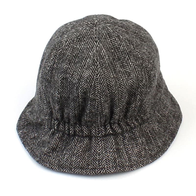 Universelle Chemie Fischgrätenwolle Schwarz Bucket Hat