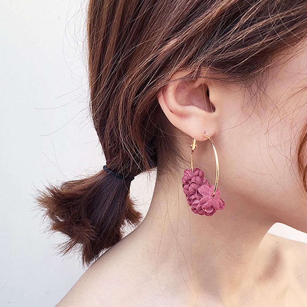 1 Paar Boho Ohrringe Lang Hohl Statement ohrstecker Schmuck damen Geschenk DE