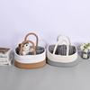 Portable Woven Cotton Rope Storage Basket - Nordic Style