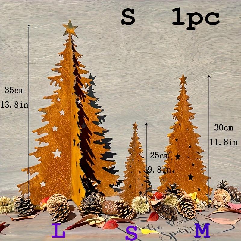 

Деревенские винтажные садовые колышки для рождественской елки, идеально подходящие для двора, горшков и внутреннего декора – праздничный рождественский подарочный декор
