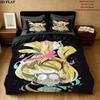 Star Butterfly Pattern Bedding uilt Set uilt Cover Pillowcase Home Decoration Birthday Gift (1 * duvet cover + 2 * pillowcase without core)