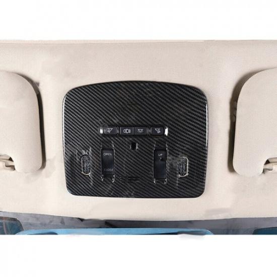 For Toyota Camry 2018- Carbon Fiber Style Car Front Reading Light Cover Trim