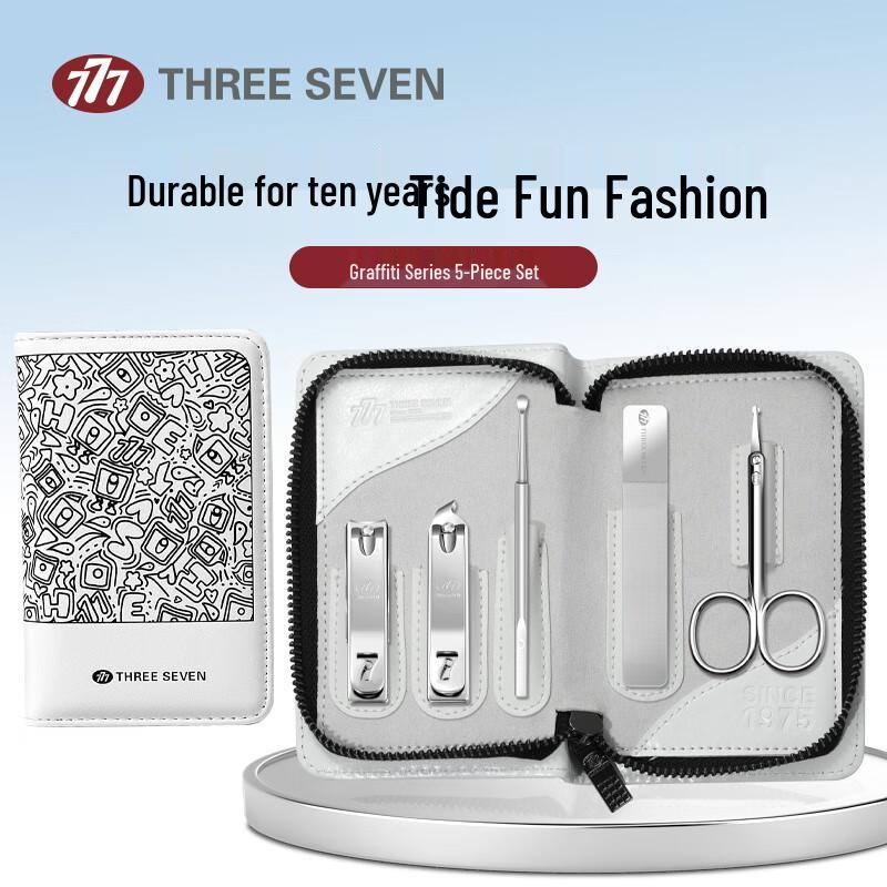 THREE SEVEN 777 5-Piece Manicure Tool Set