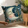 Nordic Midsummer Festival Pillow Case Linen Cushion Covers For Decorative Sofa Home Pillows Case Car Chair Pillows Cases