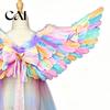 Photo Prop Angel Wings Feather Wing for Kids Girls, Colorful Elf Costumes Costume Birthday Party, Fairy Cosplay, Halloween, Performance Swan