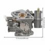 Fuel System Part Replacement Original Equipment 2Stroke Carburetor Assembly Metal Body for Marine