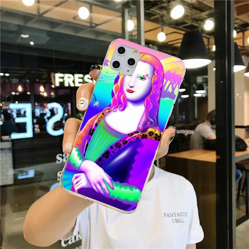 Lisa Frank Art Phone Case for iphone 12 pro max 11 pro XS MAX 8 7 6 6S Plus X 5S SE 2020 XR cover