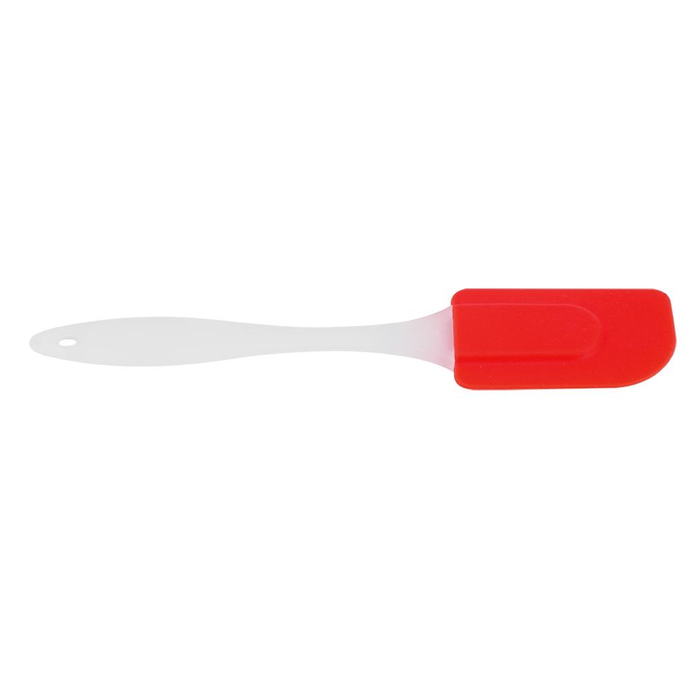 Silicone Spatulas   Cream Scraper Heat Resistant Kitchen Cake Baking Mixing Tool(Red)