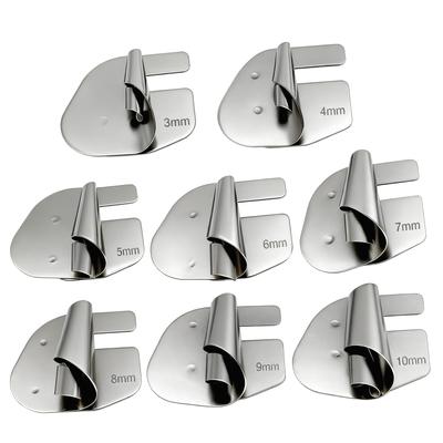 8 Stück Saumfuß-Set 3-10 mm mit Zugrohr, Spiral-Kantenroller-Nähfuß für Nähmaschine Schnellwerkzeuge & Zubehör