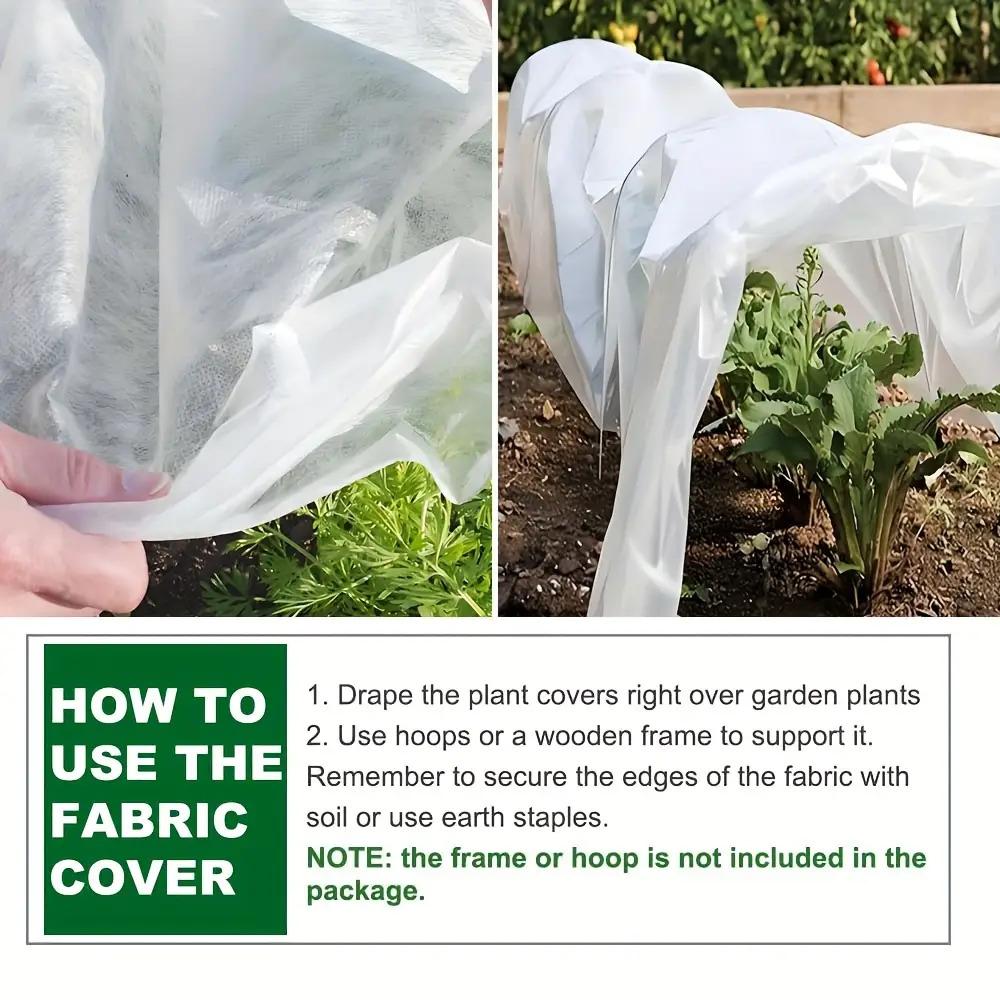 1pc Plant Frost Protection Blanket Thick Freeze Proof Plant Cover Winter Garden Frost Protection Blanket Gardening Accessories