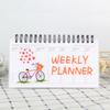 Kawaii Weekly Planner Notebook Diary Agenda Cure Diary Organizer Schedule Appointment Book Organizer Office Supplies Gifts