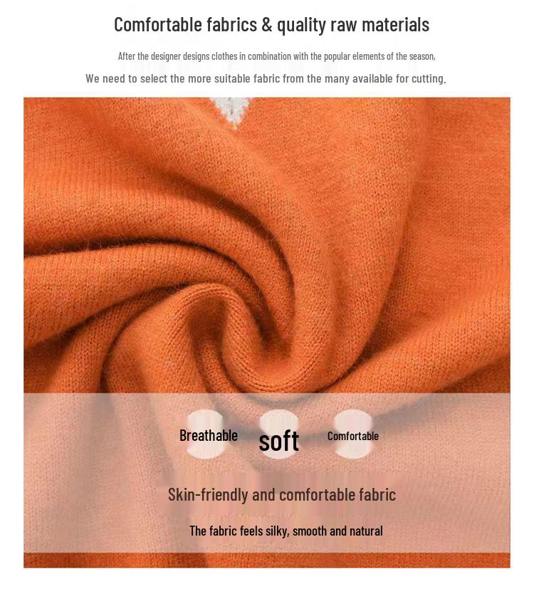 Nový stylový pletený svetr v barevných blocích - Dámský úzký top podzimní/zimní móda