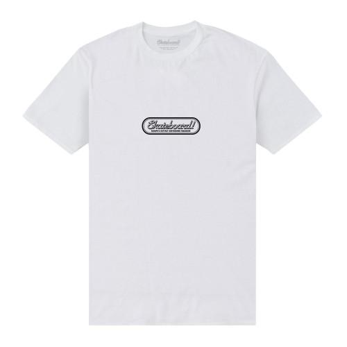 Skateboard! Unisex Adult Magazine Skull T-Shirt