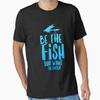 Funny Fly Fishing Be the Fish You Want To Catch Designed and Sold by Punchzip Vintage Washed Soft Comfortable Designer Clothes