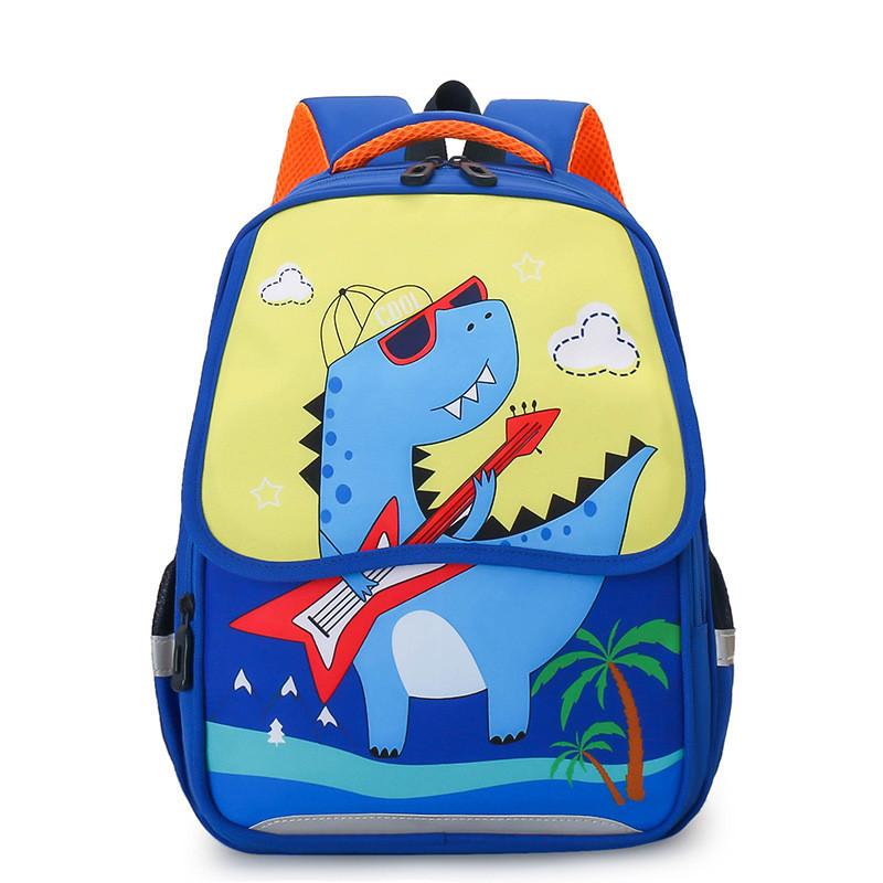 Adorable Cartoon Mermaid Princess Backpack For Kids With Cute Animal Prints Royal Blue