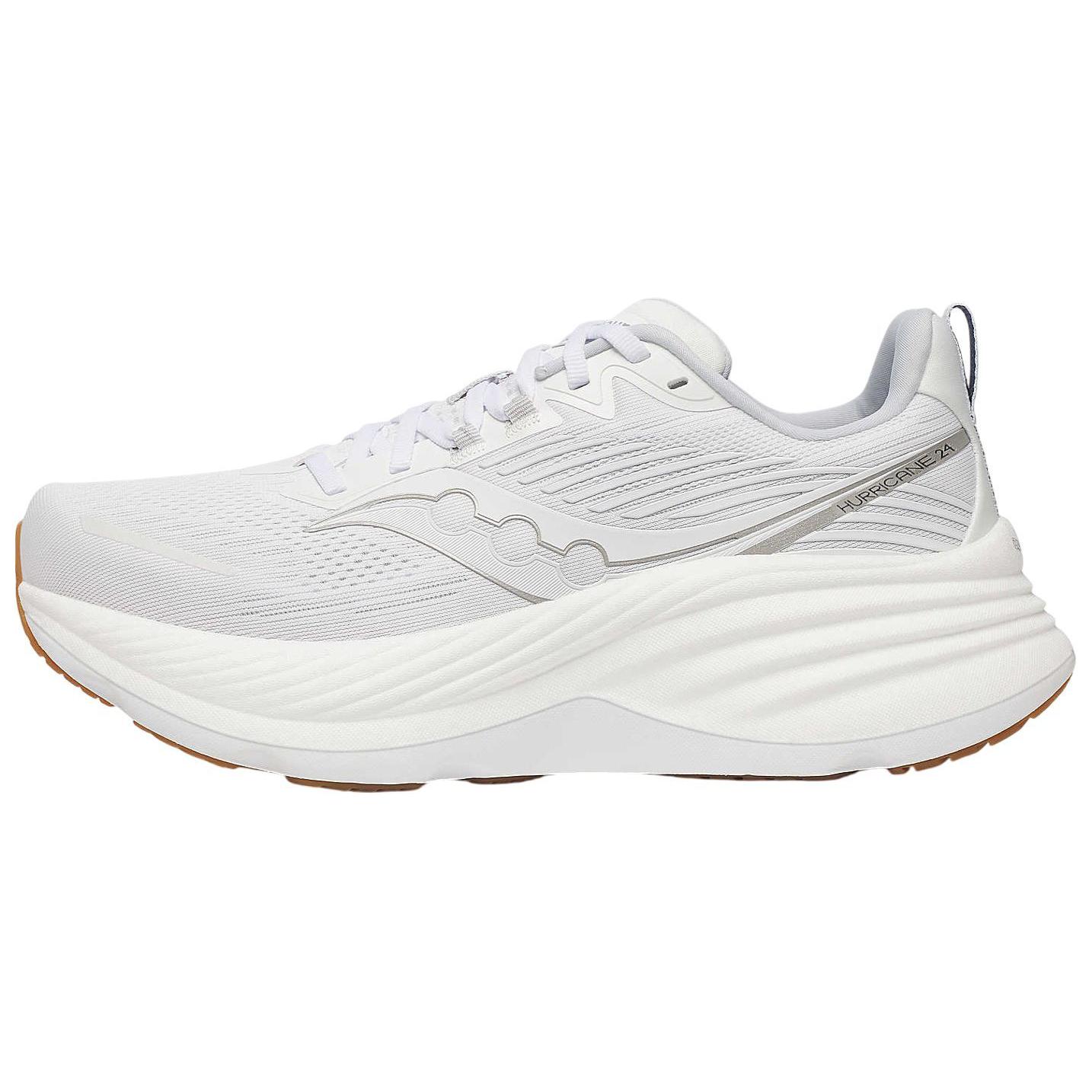 

SAUCONY Hurricane 24 Удобные Нескользящие Прочные Низкие Кроссовки для Тренировок на Короткие Дистанции Унисекс кроссовки Серебристый S20933-104 44