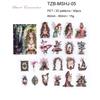 Muse Illusion Series Vintage Magic Elf Flower Character Landscape PET Sticker Creative DIY Journal Material Collage Stationery