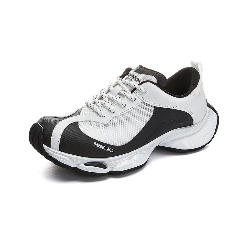 Absorbent film bottom thick sole dad shoes women's 2025 summer new mesh breathable small man height increase casual versatile trend shoes