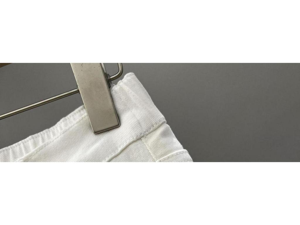 Women's High Waist White Denim Harem Pants - Spring/Summer 2026
