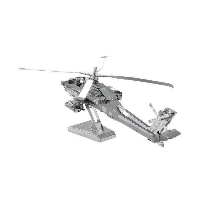 Metal Earth Fascinations AH-64 APACHE 3D Puzzle En Métal