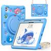 Handle Grip Case Universal for IPad Pro11 2025 M5 2024 M4 A3357 A3358 A3359 A2836 A2837 A3006 Rotating Stand Kids Cartoon Cover