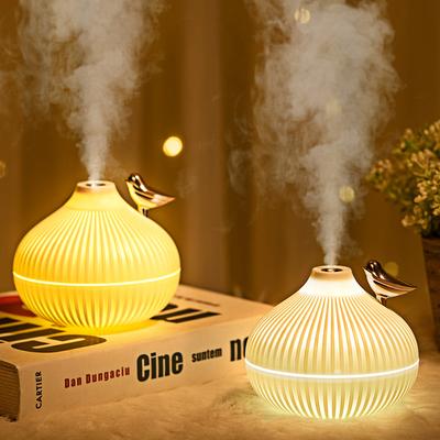Creative Onion Shape Humidifier Scented Can Air Humidifier with Night Light Quiet Sleep Desktop Office Aroma Oil Diffuser