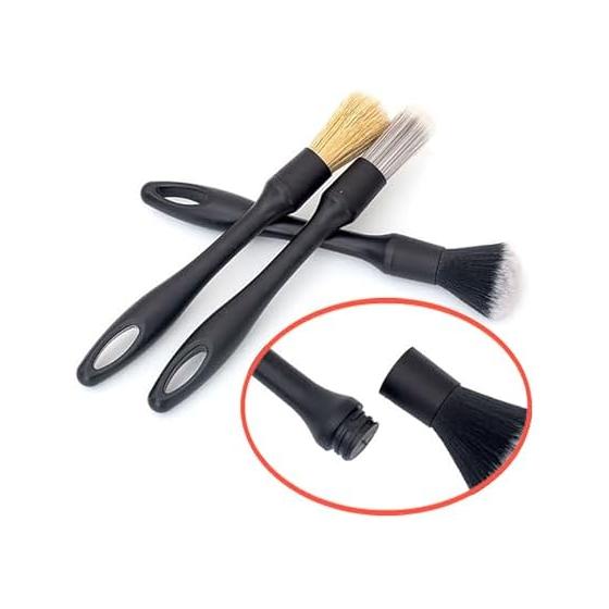 Wheel Brush, Tire Wheel, Car Wash Brush Set of 6, Detail Brush, For Wheel Body, For Car Interior Cleaning, No Damage, Gap Cleaning, Car Wash Set, Car