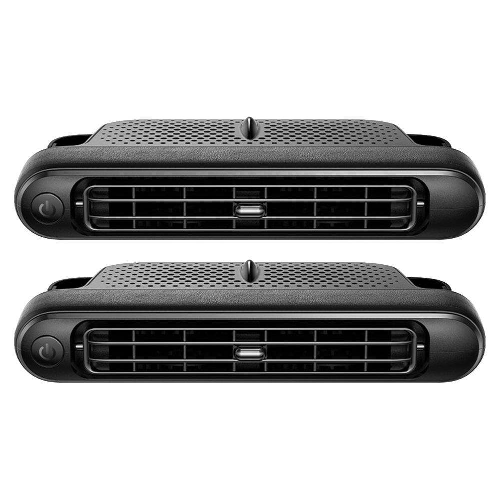 

2 шт. Автомобильный вентилятор охлаждения спинки сиденья, 3 скорости регулировки, USB-питание, для внедорожника, дома на колесах, грузовика, седана чёрный