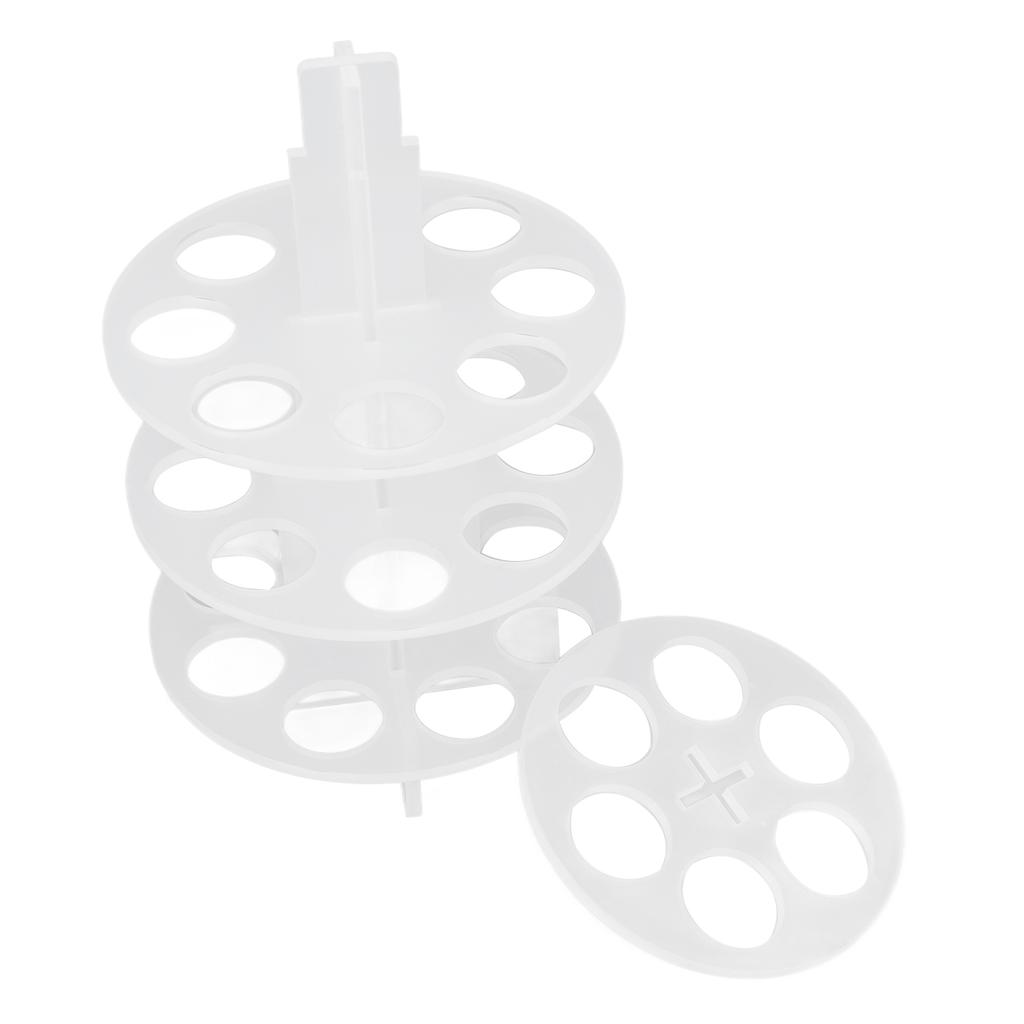 30 Löcher Kaffee Karussell Halter Kaffee Kapsel Organizer Aufbewahrungsständer Acryl Modernes Design für Zuhause Büro