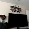 Convenient Acrylic Skateboard Storage Shelf Stylish Skateboard Wall Mount Holder Rack for Skateboarding Enthusiasts