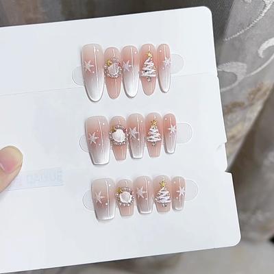 Pure Hand-made Phototherapy Wear Nail Tablets Frozen Wear Nail Finished Product Reusable Nail Art