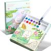 Coloring Book Water Drawing Brush Paint Kit Kid's Watercolor Gouache Graffiti Sticky Notes Coloring DIY Paints Painting Set