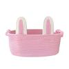 Easter Basket For Eggs Hunting Baby's Easter Basket, Colorful Cute Bunny Woven Gifts For Baby Kids Rooms Organizer