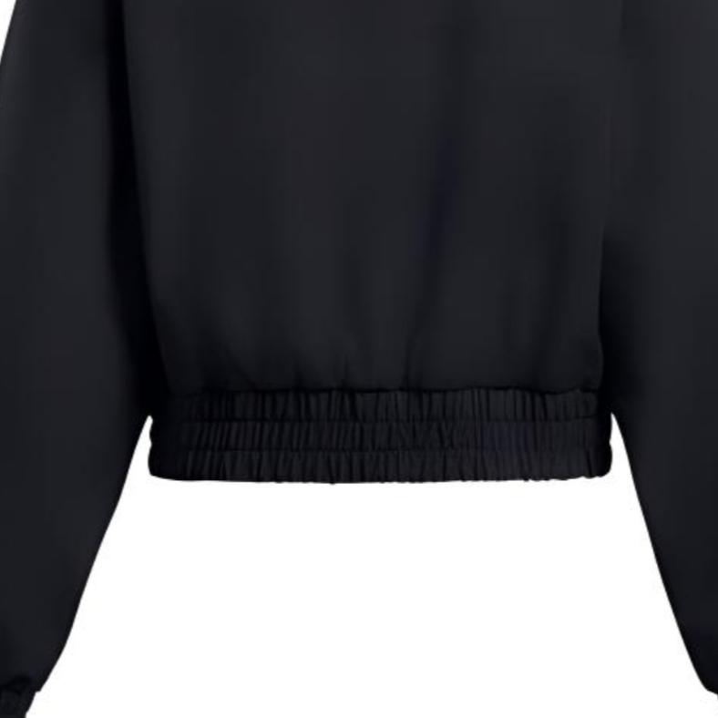 Under Armour Niepowstrzymana AW24 Krótka Treningowa Sportowa Rozgrzewkowa Bluza z Długim Rękawem Kobiety kurtki Czarna 1386479-001