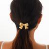 ins simple flower rubber band bow metal hair band, simple elastic hair rope head jewelry