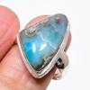 Republic Larimar Gemstone 925 Sterling Silver Jewelry Ring Size 9.5 KJ-488